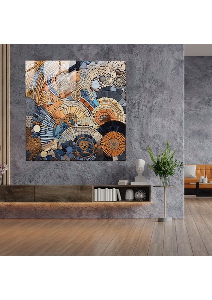 Çöl Mozaiği Cam Baskı - Çöl, Duvar Süslemesi, Çöl Mozaiği, Cam Baskı, 30X30 fiyatları