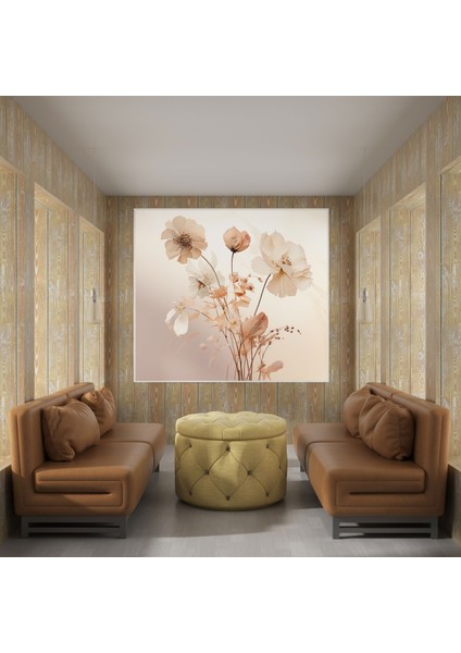 Narin Kuru Çiçek Kanvas Tablo - Kuru Çiçek, Ev Dekorasyonu, Duvar Dekorasyonu, Duvar Sanatı, 30X30