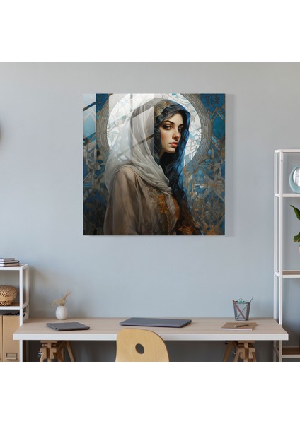 Dini Tasvir Cam Panel Sanatı - Çağdaş İslami Edisyon - Dini Tasvir, Çağdaş İslam Sanatı, Cam Panel, Dini Tasvir, 30x30