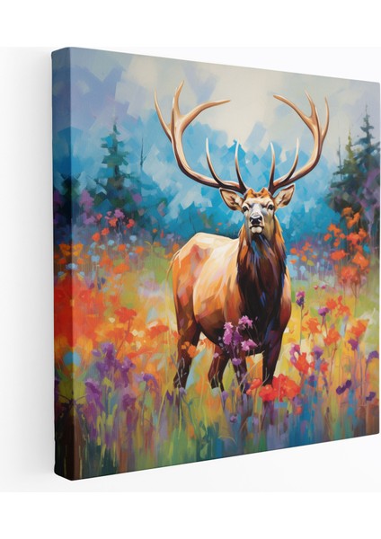 Elk Kanvas Tablo - Uyum Alanları - Elk, Kanvas Tablo, Duvar Sanatı, Duvar Dekorasyonu, 30X30
