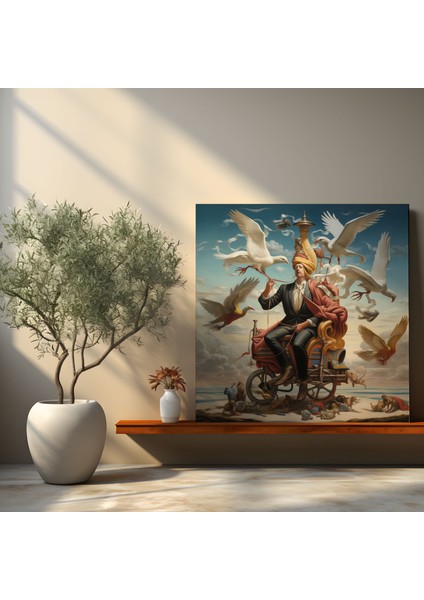 Rüya Gibi Hermes Duvar Sanatı - Hermes, Yaratıcı Unsurlar, Rüya Gibi Yorum, Duvar Sanatı, 30X30 fiyatları