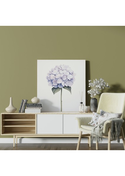 Ortanca Minimalist Kanvas Tablo - Ortanca, Kanvas Tablo, Ev Dekorasyonu, Duvar Dekorasyonu, 30X30 fiyatları