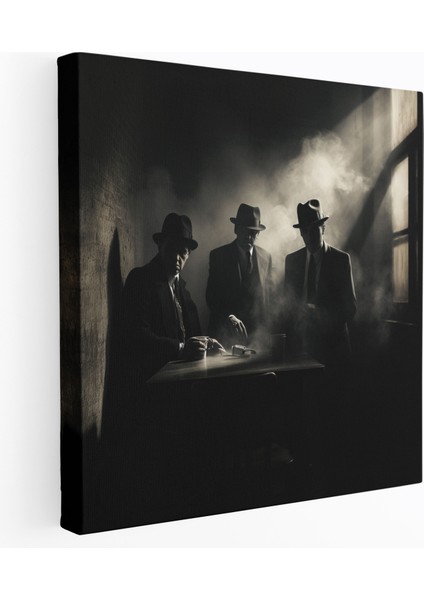 Goodfellas Cesur ve Cesur Duvar Sanatı - Goodfellas, Kanvas, Yeraltı Dünyası, Gangsterler, 30X30