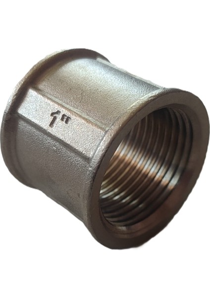 1" DN25 Krom Dişli Manşon - Chrome Plated Brass Female Pipe Fitting