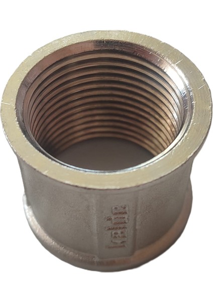 1" DN25 Krom Dişli Manşon - Chrome Plated Brass Female Pipe Fitting fırsatları