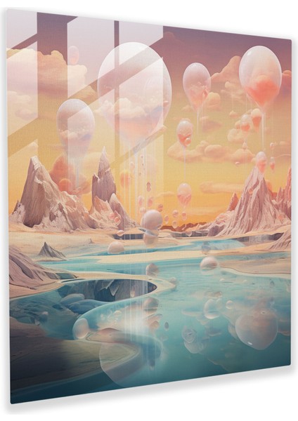 Dope Gerçeküstü Cam Baskı - Uyuşturucu, Modern Sanat, Cam Duvar Sanatı, Uyuşturucu, 30X30