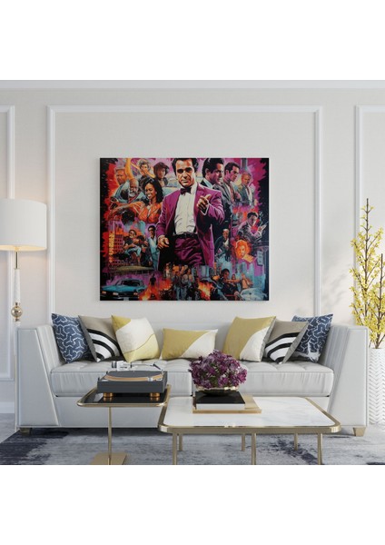 Goodfellas Canlı ve Dinamik Duvar Tablosu - Goodfellas, Merkez Parçası, Kanvas Tablo, Canlı, 30X30 fiyatları