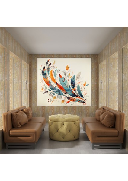 Uçan Tüyler Kanvas Tablo - Tüy, Wonder, Ev Dekorasyonu, Tüy, 30X30 fiyatları