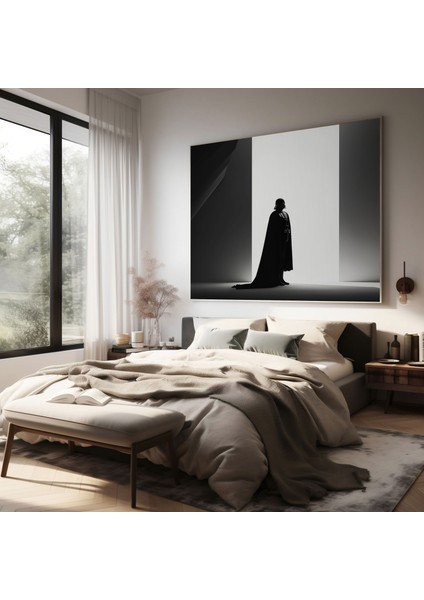 Darth Vader Minimalist Kanvas Tablo - Darth Vader, Ev Dekorasyonu, Darth Vader, Kanvas Tablo, 30X30