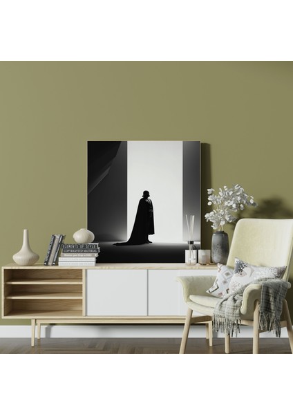 Darth Vader Minimalist Kanvas Tablo - Darth Vader, Ev Dekorasyonu, Darth Vader, Kanvas Tablo, 30X30