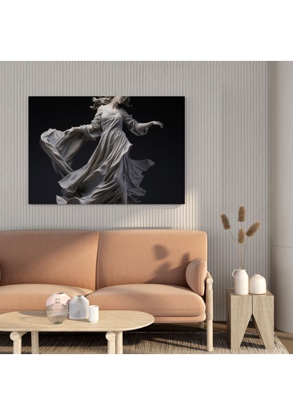Klasik Duvar Sanatı - Zarif Figür - Klasik, Sofistike, Duvar Sanatı, Zarafet, 30X30 modelleri