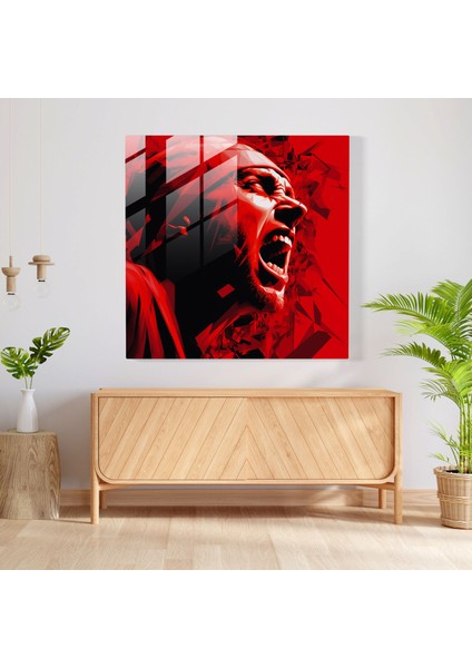 Eminem Cam Baskı - Eminem, Dışavurumcu, Yoğun Duygular, Modern Sanat, 30X30 fiyatları