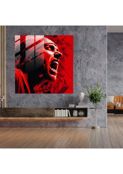 Eminem Cam Baskı - Eminem, Dışavurumcu, Yoğun Duygular, Modern Sanat, 30X30 modelleri
