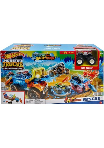 HPN73 Hot Wheels Monster Trucks Arena Mücadelesi Color Shifters Oyun Seti
