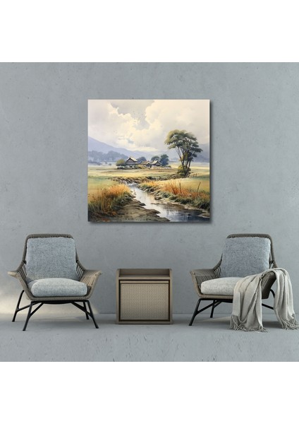 Klasik Kırsal Kanvas Tablo - Klasik, Klasik, Kırsal Kanvas Tablo, 30X30