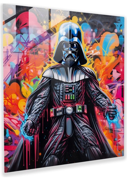 Graffiti Cam Baskı - Darth Vader, Cam Sanatı, Darth Vader, Graffiti, 30X30