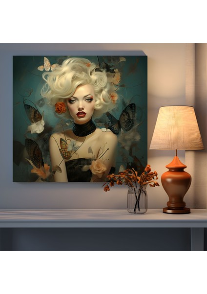 Sürrealist Marilyn Monroe Kanvas Tablo - Marilyn Monroe, Marilyn Monroe, Duvar Dekorasyonu, Sembolizm, 30X30 fiyatları