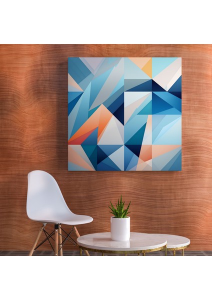 Havalı Duvar Sanatı - Geometrik Uyum - Havalı, Kanvas Tablo, Ev Dekorasyonu, Havalı Duvar Sanatı, 100X100 fiyatları