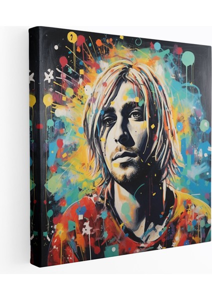Kurt Cobain Duvar Sanatı - Kurt Cobain, Duvar Sanatı, Kurt Cobain, Duvar Dekorasyonu, 30X30