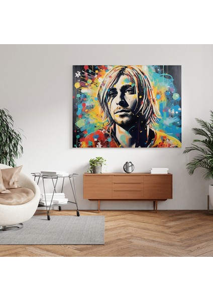Kurt Cobain Duvar Sanatı - Kurt Cobain, Duvar Sanatı, Kurt Cobain, Duvar Dekorasyonu, 30X30