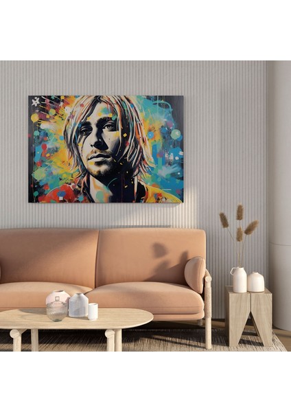 Kurt Cobain Duvar Sanatı - Kurt Cobain, Duvar Sanatı, Kurt Cobain, Duvar Dekorasyonu, 30X30