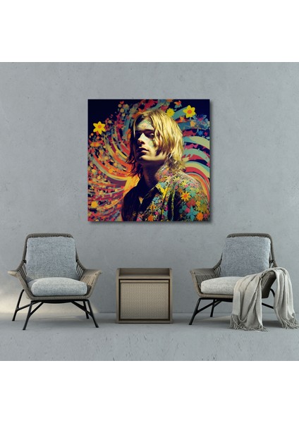 Kurt Cobain Duvar Dekorasyonu - Ikonik Albüm Kapağı Kanvas Tablo - Kurt Cobain, Efsanevi Albüm Kapakları, Kurt Cobain, Kanvas Tablo, 30X30