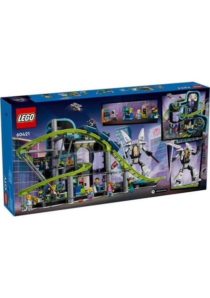60421 LEGO City Robot Dünyası Hız Treni Parkı 986 Parça +8 Yaş