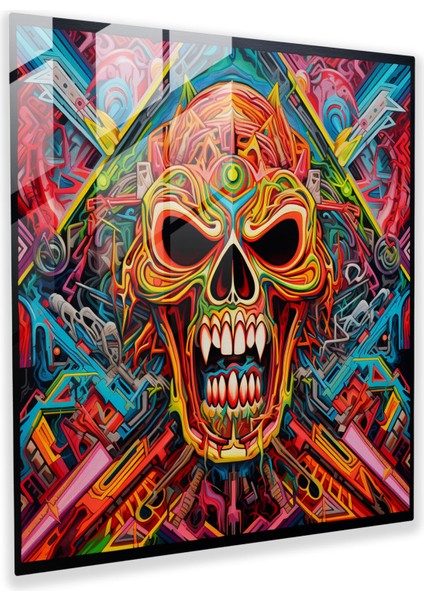 Metallica'dan Esinlenen Cam Baskı - Metallica, Metallica, Albüm Kapağı, Cam Sanatı, 30X30