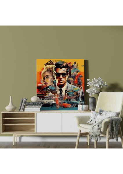 Cool Pop Art Duvar Sanatı - Harika, Film Alıntıları, Duvar Dekorasyonu, Kolaj, 30X30 fiyatları