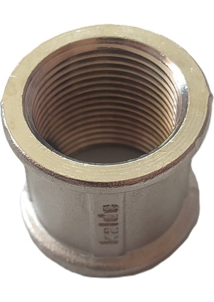 3/4" DN20 Krom Dişli Manşon - Chrome Plated Brass Female Pipe Fitting fırsatları
