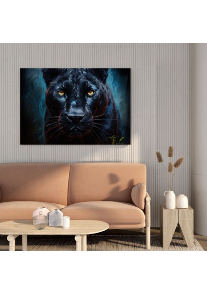 Gizemli Kara Panter Kanvas Tablo - Kara Panter, Kanvas Tablo, Gizemli, Kanvas Tablo, 30X30 fiyatları