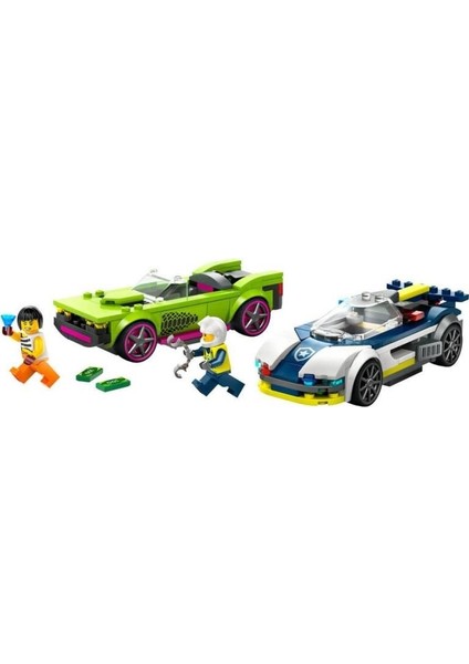 KTYRA52 60415 Lego® City Polis Arabası ve Spor Araba Takibi 213 Parça +6 Yaş