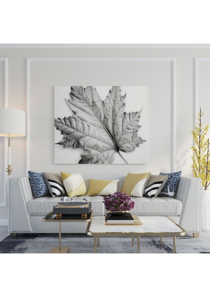Yapraklar Kanvas Tablo - Yapraklar, Yapraklar, Duvar Sanatı, Duvar Dekorasyonu, 30X30 modelleri