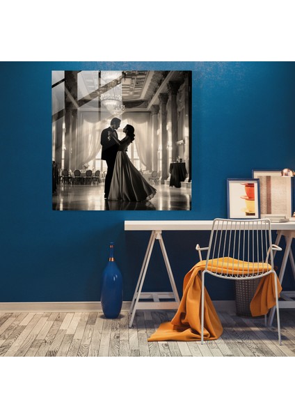 Klasik Balo Salonu Cam Baskı - Klasik, Ev Dekorasyonu, Modern Sanat, Cam Baskı, 30X30 fiyatları