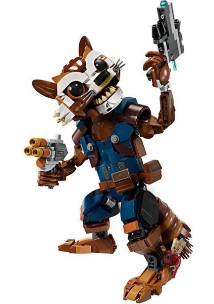 KTYRA52 76282 Lego® Marvel Rocket ve Bebek Groot 566 Parça +10 Yaş