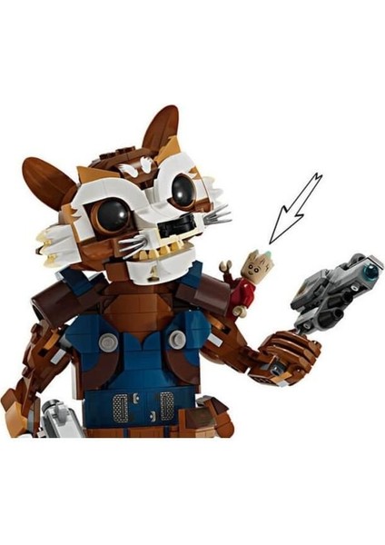 KTYRA52 76282 Lego® Marvel Rocket ve Bebek Groot 566 Parça +10 Yaş
