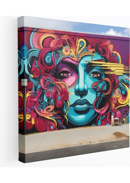 Havalı Sokak Sanatı Kanvas Tablo - Havalı, Ev Dekorasyonu, Havalı, Kanvas Tablo, 30X30