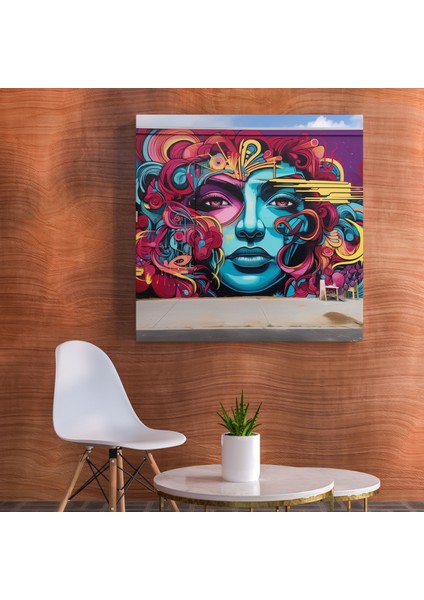 Havalı Sokak Sanatı Kanvas Tablo - Havalı, Ev Dekorasyonu, Havalı, Kanvas Tablo, 30X30 modelleri