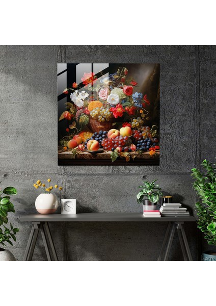 Zengin Hasat Cam Baskı - Klasik, Klasik, Modern Sanat, Zengin Hasat, 30X30 fiyatları