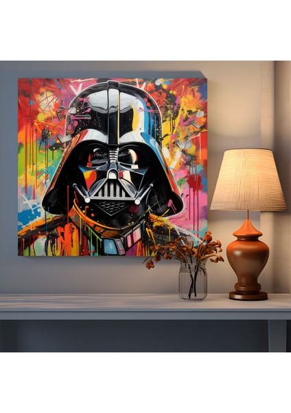Darth Vader Graffiti Kanvas Tablo - Darth Vader, Kanvas Tablo, Darth Vader, Kanvas Tablo, 30X30