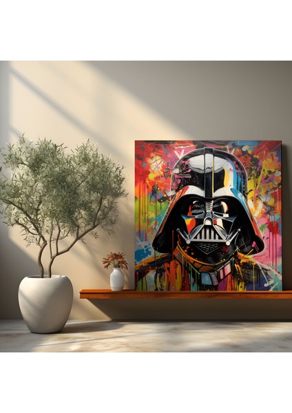 Darth Vader Graffiti Kanvas Tablo - Darth Vader, Kanvas Tablo, Darth Vader, Kanvas Tablo, 30X30