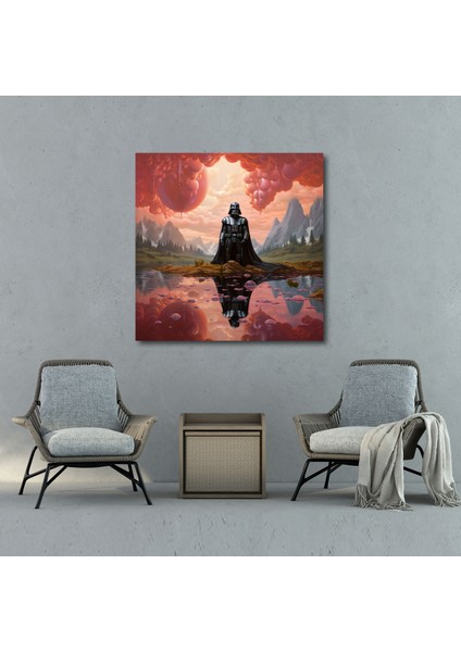 Darth Vader Duvar Sanatı - Darth Vader, Gerçeklik, Ev Dekorasyonu, Karanlık Taraf, 30X30 fiyatları
