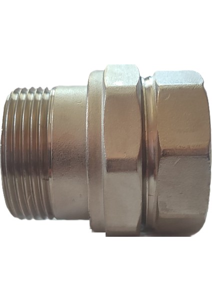 1" DN25 Krom Dişli Düz Rakor (Dişi/erkek) - Threaded Union Straight (F/m)