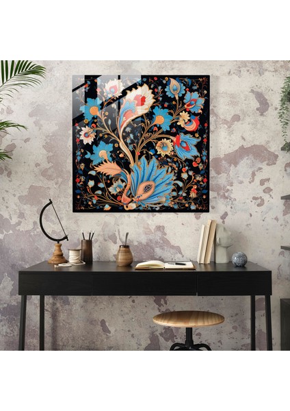 Anadolu Cam Baskı - Büyüleyici Tarzda Geleneksel Anadolu Motifleri - Anadolu, Büyüleyici, Modern Sanat, Duvar Süslemesi, 30X30 fiyatları