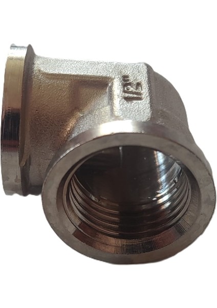 1/2" DN15 Krom Iç Dişli (Dişi) Dirsek - Chrome Female Elbow