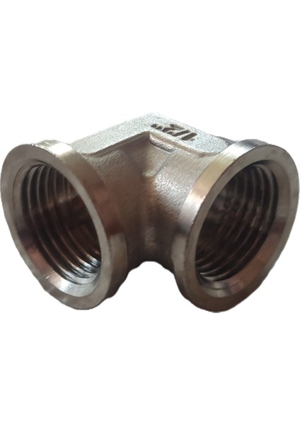 1/2" DN15 Krom Iç Dişli (Dişi) Dirsek - Chrome Female Elbow