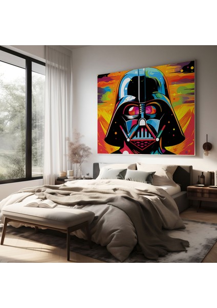 Darth Vader Kanvas Tablo - Darth Vader, Yıldız Savaşları, Kanvas Tablo, Çizgi Roman Tarzı, 30X30