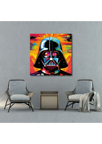 Darth Vader Kanvas Tablo - Darth Vader, Yıldız Savaşları, Kanvas Tablo, Çizgi Roman Tarzı, 30X30