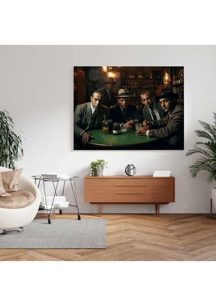 Goodfellas Duvar Dekorasyonu - Goodfellas, Nostalji, Kanvas Tablo, Gangster Grubu, 30X30