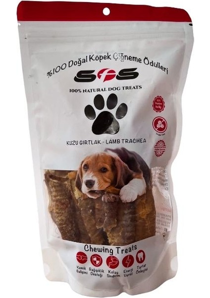 Kuzu Gırtlak Köpek Ödülü 100 gr
